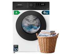 Cecotec Lave linge Frontal Bolero DressCode 7150 Inverter A, Machine à laver 7 kg, 1400 tr,min, 12 programmes Inverter Plus, Steam Max, Drum Clean, départ différé, sécurité enfant