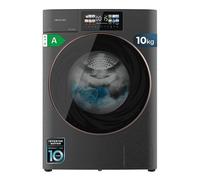 Cecotec Lave-linge Séchant 10-6Kg Chargement Frontal Bolero Wash&Dry 106950 Autodose Inverter 3D Steel A, 1400 tr/min, 13 programmes, Moteur Inverter Plus, Écran Core Matrix 9,2", Smooth Wash