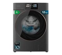 Cecotec Lave-linge Séchant 10-6Kg Chargement Frontal Bolero Wash&Dry 106950 Autodose Inverter 3D Steel A, 1400 tr/min, 13 programmes, Moteur Inverter Plus, Écran Core Matrix 9,2", Smooth Wash
