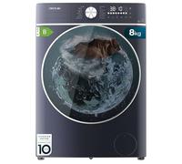 Cecotec Lave-linge Séchant 8-5Kg Chargement Frontal Bolero Wash&Dry 8580 Inverter Ice Blue A 1400RPM, 16 Programmes, Moteur Inverter Plus, SteamMax, OnSmart, Smooth Wash, SpaCare, Joint antibactérien
