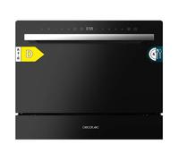 Cecotec Lave-vaisselle 6 couverts Bolero Aguazero 2400 Black Glass