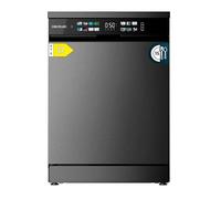 Cecotec Lave-vaisselle 60cm Bolero Aguazero 6210 Dark D Lave-vaisselle foncé, 15 couverts, Classe D, écran FullColor XXL, Dual Zone, Aquastop, Dry+, Plateau réglable, AutoClean, Sécurité Enfant.