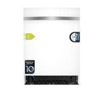 Cecotec Lave-vaisselle 60cm Bolero Aguazero 6620 Full-BI Matt White Glass C | 1850W, 8 Programmes, 15 Couverts, Intégrable, Écran FullColor, Smart Wash, Turbo Dry+, Dual Zone, Porte en Verre Blanc Mat