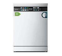 Cecotec Lave-vaisselle 60cm Bolero Aguazero 6700 B Lave-vaisselle blanc, 15 couverts, Classe B, Moteur Inverter Plus, O2 Dry, Lavage Double Zone, Plateau Ajustable, Turbo Dry+ et Demi-charge.