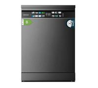 Cecotec Lave-vaisselle 60cm Bolero Aguazero 6700 Dark B Lave-vaisselle foncé, 15 couverts, Classe B, Moteur Inverter Plus, O2 Dry, Lavage Double Zone, Plateau Ajustable, Stockage Long et Turbo Dry+.