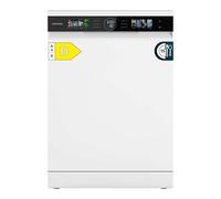 Cecotec Lave-vaisselle Compact de 60 cm Bolero Aguazero 6320 D, 1900W, 15 Couverts, 8 Programmes, Écran FullColor XXL, Smart Wash, UV Light, Turbo Dry+, AutoClean, Demi-charge, Départ Différé, Kidlock
