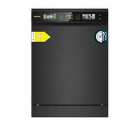 Cecotec Lave-vaisselle Compact de 60 cm Bolero Aguazero 6320 Dark D, 1900W, 15 Couverts, 8 Programmes, Écran FullColor XXL, Smart Wash, Turbo Dry+, AutoClean, Demi-charge, Départ Différé, Kidlock