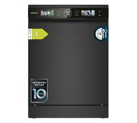 Cecotec Lave-vaisselle Compact de 60 cm Bolero Aguazero 6620 Dark C, 1850W, 15 Couverts, 8 Programmes, Moteur Inverter, Écran FullColor XXL, Smart Wash, Turbo Dry+, AutoClean, Demi-charge, Delay Start