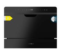 Lave-vaisselle Cecotec Bolero Aguazero 2500 S-BI Black Glass Semi-intégré 6 couverts