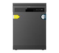 Cecotec Lave-Vaisselle Indépendant de 60 cm Bolero Aguazero 6200 Dark D, 1850W, 14 Couverts, 6 Programmes, Dual Zone Wash, Turbo Dry+, Demi-Charge, Départ Différé, Panneau Tactile