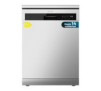 Cecotec Lave-vaisselle Indépendant de 60 cm Bolero Aguazero 6200 Inox D. 14 Couverts, 6 Programmes avec Dual Zone Wash, Dry+, Turbo Dry+, Demi-Charge, Départ Différé