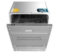 Cecotec Lave-vaisselle intégré 60 cm Bolero Aguazero 6110 Full-BI. 1850 W, 12 couverts et 7 programmes, fonction demi-charge, programme 3 en 1, Delay Start, Dry+ et ChildLock, panier à couverts