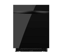 Cecotec Lave-vaisselle Intégrable 60cm Bolero Aguazero 6620 Full-BI Black Glass C. 1850W, 15 Couverts, 8 Programmes, Moteur Inverter, Écran FullColor, Smart Wash, Turbo Dry+, AutoClean