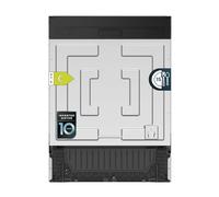 Cecotec Lave-vaisselle Intégrable 60cm Bolero Aguazero 6620 Full-BI C. 1850W, 15 Couverts, 8 Programmes, Moteur Inverter, Écran FullColor, Smart Wash, Turbo Dry+, AutoClean, Demi-Charge, Dual Zone