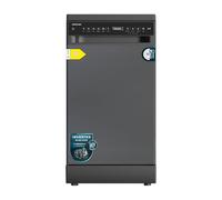Cecotec Lave-vaisselle Pose Libre 45 cm Bolero Aguazero 4360 Dark. 11 Couverts, 9 Programmes Moteur Inverter Plus Duo, Panneau Touch, Super Dry, Save+, AutoClean, Départ Différé, Dark Inox