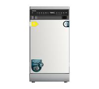 Cecotec Lave-vaisselle Pose Libre 45 cm Bolero Aguazero 4360 Inox. 11 Couverts, 9 Programmes Moteur Inverter Plus Duo, Panneau Touch, Super Dry, Save+, AutoClean, Départ Différé, Inox