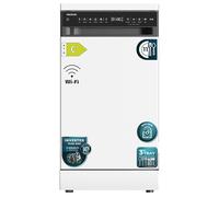 Cecotec Lave-vaisselle Pose Libre 45 cm Bolero Aguazero 4560 Connected. 11 Couverts, 9 Programmes Moteur Inverter Plus Duo, Panneau Touch, WiFi, O2Dry, Super Dry, Save+, AutoClean, Blanc