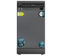 Cecotec Lave-vaisselle Pose Libre 45 cm Bolero Aguazero 4560 Dark Connected. 11 Couverts, 9 Programmes Moteur Inverter Plus Duo, Panneau Touch, WiFi, O2Dry, Super Dry, Save+, AutoClean