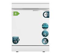 Cecotec Lave-vaisselle Pose Libre 60cm 16 Couverts avec WiFi Bolero Aguazero 7000 Matt White Glass Connected. Moteur Inverter Plus Duo, 16 Programmes, Panier à Couverts, Commande Vocale, Verre Mat