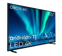 Cecotec LED 65" Smart TV to Series Alu00165. 4K UHD, Android 11, MEMC, Chromecast intégré, Dolby Vision et Dolby Atmos, HDR10, modèle 2023