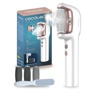 Cecotec Lime électrique pour pieds durs avec batterie rechargeable SkinCare Steam Silky. Fonction vapeur, 3 têtes, étanche IPX7, 3 vitesses, grattoir supplémentaire, réservoir d'eau aimanté