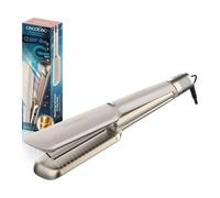 Cecotec Lisseur à Cheveux avec Air Lisse Champagne, 600W, Protège les Cheveux, Technologie Ionique, Kératine et Huile d’Argan, Moteur BLDC, Tous Types de Cheveux, 3 Températures et 3 Vitesses