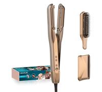 Cecotec Lisseur avec Air avec Double Plaque Chauffante AirLisse 2in1 ForceDry Duo. 1000W, 112000rpm, 3 Modes, Flux d'Air 13 m/s, Moteur Brushless, Fonction Plasma, Inclut 2 Accessoires