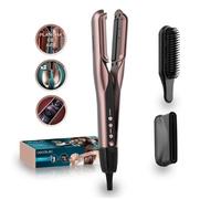Cecotec Lisseur avec Air avec Double Plaque Chauffante AirLisse 2in1 ForceDry Duo Black. 1000W, 112000rpm, 3 Modes, Flux d'Air 13 m/s, Moteur Brushless, Fonction Plasma, Inclut 2 Accessoires