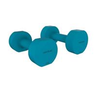 Cecotec Lot de deux haltères de 5 kg Drumfit 500 DoubleNeo. Haltère 4Kg avec revêtement néoprène et conception compacte pour un transport facile et entraînement complet.