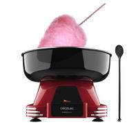 Cecotec Machine à barbe à papa Fun&Sugar. 500 W, Plat pivotant en acier inoxydable, Complètement démontable, Inclus cuillère doseuse et 10 bâtonnets