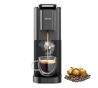 Cecotec Machine à Café à Capsules Power Caps 20 Cream. 1400W, 20 Bars, Compatible Capsules Nespresso, Réservoir d'Eau 700ml, Thermoblock, Antidérapant, Hauteur Réglable, Nettoyage Facile