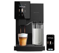 Cecotec Machine a Café Espresso Superautomatique Cremmaet Compactccino Connected. 19 Bars, Thermoblock, Écran TFT, Wifi, Moulin Integré, Réservoir d'eau 1,1 L et de lait 400 ml, Nettoyage Automatique