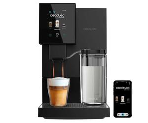 Cecotec Machine a Café Espresso Superautomatique Cremmaet Compactccino Connected. 19 Bars, Thermoblock, Écran TFT, Wifi, Moulin Integré, Réservoir d'eau 1,1 L et de lait 400 ml, Nettoyage Automatique