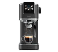 Cecotec Machine à Café Express Cafelizzia ColdBrew.Écran Tactile, Système ColdBrew, Pompe à Pression 20 Bars, Buse Vapeur Orientable, Réservoir Amovible 1,5L, Bras Double Sortie