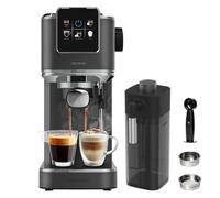 Cecotec Machine à Café Express pour Espresso et Cappuccino Cafelizzia ColdBrew. 20 Bars, Système ColdBrew pour café froid, Écran tactile, Buse Vapeur, Chauffe-tasses, Réservoir d’eau amovible 1,5L