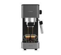 Cecotec Machine à café expresso manuelle Cafelizzia 690 Grey – Pompe 20 bars, 1,5 L, buse vapeur