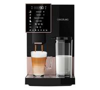 Cecotec Machine a Cafe Grain Cremmaet Compactccino Black Rose.19 barres,Thermoblock, Grains de café fraîchement moulus avec Plug&Play,Réservoir de café de 150gr avec moulin, 1,1 L d'eau,400ml de lait