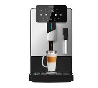 Cecotec Machine à Café Superautomatique Compacte avec Vapeur Cremmaet Steam Latte Art. 19Bars, Thermoblock, Plug&Play, Moulin Conique, 5 Niveaux, Réservoir d'Eau 1,1L, Café 150g, Nettoyage Automatique