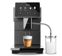 Cecotec Machine à Café Superautomatique Cremmaet Tempo avec Écran Tft 7", 13 Recettes et jusqu'à 6 Profils Utilisateur, 1350 W de Puissance, 19 Bars de Pression, Broyeur Intégré de 9 Niveaux