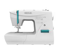 Cecotec Machine à coudre BelleCouture 6600. Machine à coudre avec 66 points intégrés, boutonnières en 4 étapes, pied-de-biche rapide, lumière LED et bras libre.