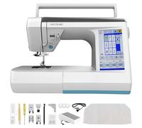 Cecotec Machine à coudre BelleCouture 36000 Control – Écran tactile 7" 360 pts, enfileur automatique