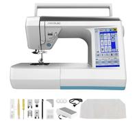 Cecotec Machine à coudre BelleCouture 36000 Control – Écran tactile 7" 360 pts, enfileur automatique