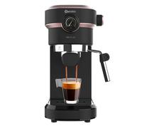 Cecotec Machine à Expresso Cafelizzia 890 Rose Pro: Espressos et Cappuccino 1350 W Thermoblock 20 Bars Manomètre 1,2 L