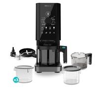 Cecotec Machine à Glaces - Sorbetière - 1,35 L - Gelatec 1800. 700 W, 10 Programmes, Boutons Tactiles et Commande Rotative, Glaces et Boissons en 3 Étapes, 3 Bacs BPA Free, Onctuosité Parfaite