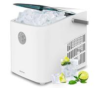Cecotec Machine à Glaçons avec Fenêtre, Ice Maker, Chillin' Ice 1200 Go 120W, Capacité de Production Quotidienne de 12 kg, Glaçons en 6-8 minutes, 2 Tailles de Cubes, Contrôle Simple