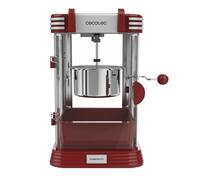 Cecotec Machine à popcorn électrique Fun&Taste P'Corn Classic. Machine à popcorn, 300 W, Design rétro, Pot en acier inoxydable de 50