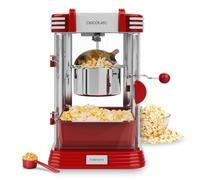 Cecotec Machine à popcorn électrique Fun&Taste P'Corn Classic. Machine à popcorn, 300 W, Design rétro, Pot en acier inoxydable de 50