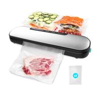 Cecotec Machine de Mise sous Vide SealVac Easy Magnetik. 90 W, Mise sous Vide en 10 Secondes, Pression de Vide de 0,6 bars, Scellage 30 cm, Matériau ABS, 8 Modes, Comprend 5 Sacs.
