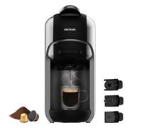Cecotec machines à café à capsules FreeStyle Compact. Cafetière espresso très compacte 3 en 1. Adaptée pour café moulu, Dolce Gusto et Nespresso.