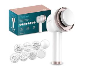 Cecotec Masseur Corporel Anti-Cellulite SkinCare Push Up. 8 têtes de massage interchangeables, 5 modes, 6 niveaux d'intensité, autonomie 1,5 h, design ergonomique, arrêt automatique